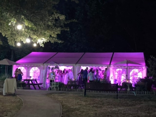 Night time marquee